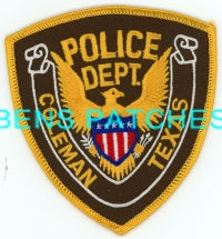 TEXAS,COLEMAN POLICE 4